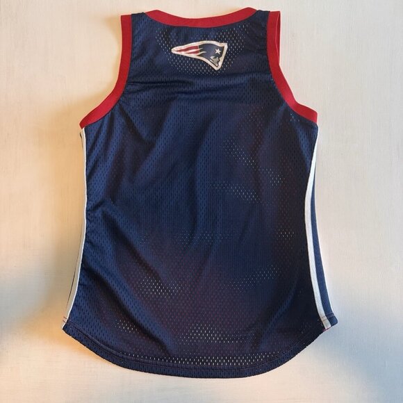 New England Patriots Women’s Medium Mesh Jersey Tank Top NFL Team Licensed - Picture 3 of 11